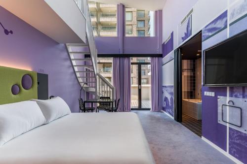 Family duplex room with terrace (only to be booked by 2 adults with children)