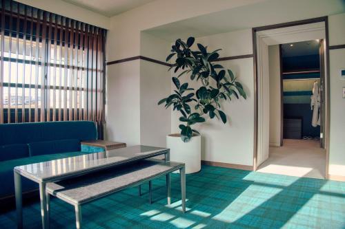 Marufukuro Suite with Private Sauna ,Terrace and Lounge Access - designed by Tadao Ando