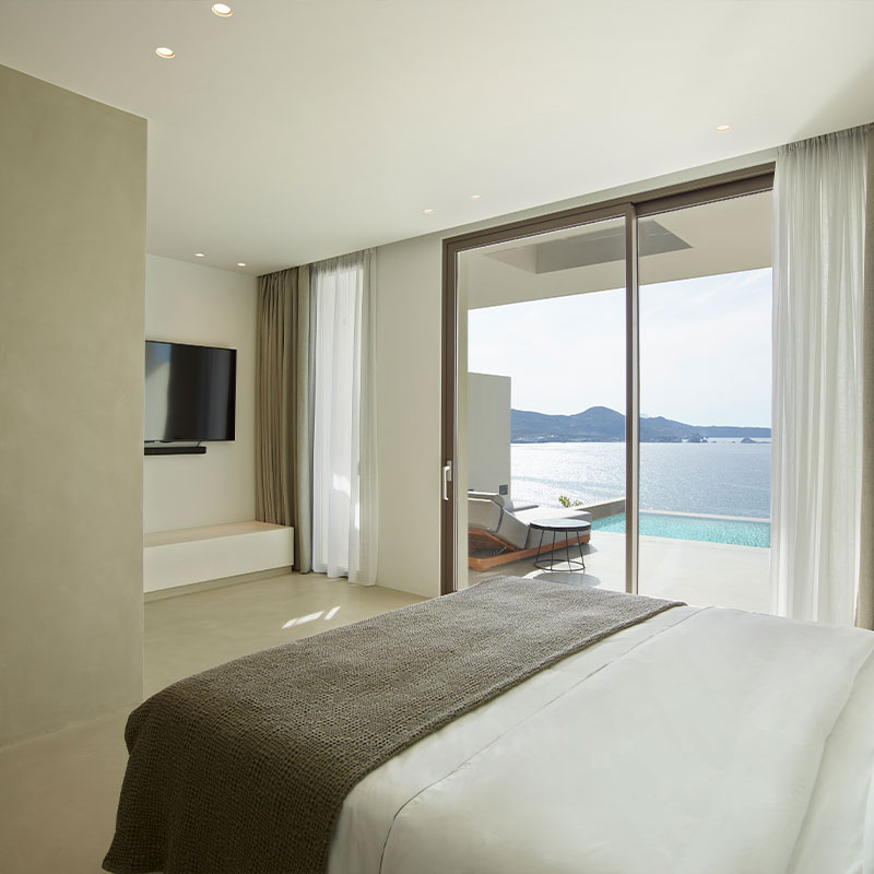 White Coast Suite Sea view Private Pool