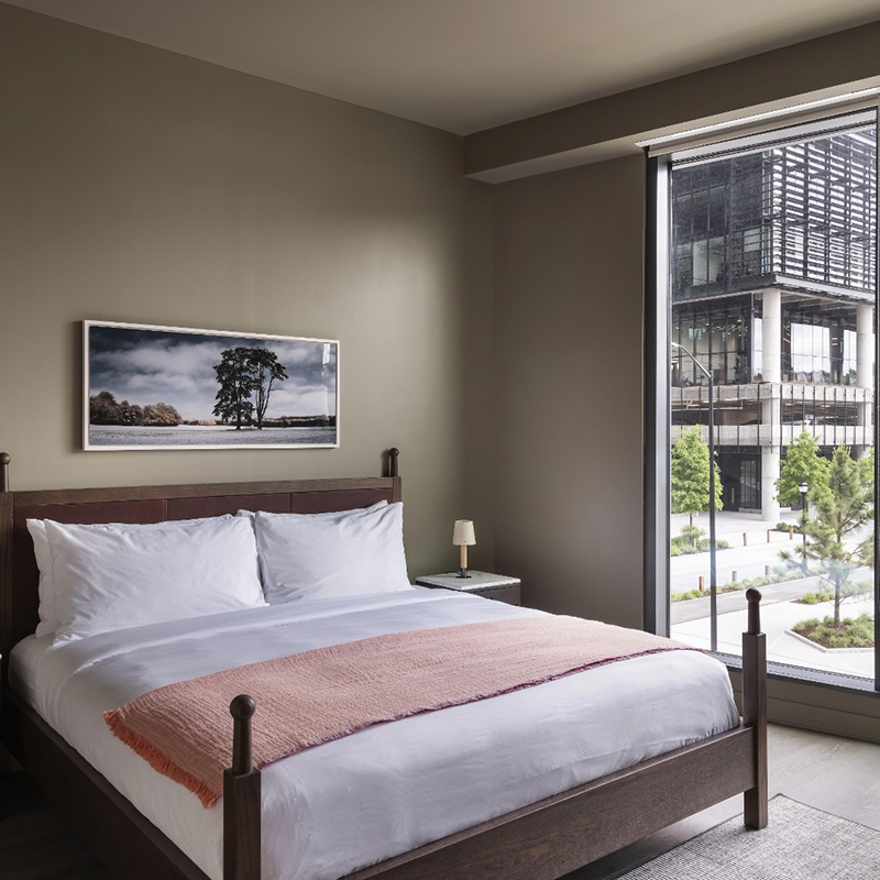 One Bed Apartment with Den Plaza View