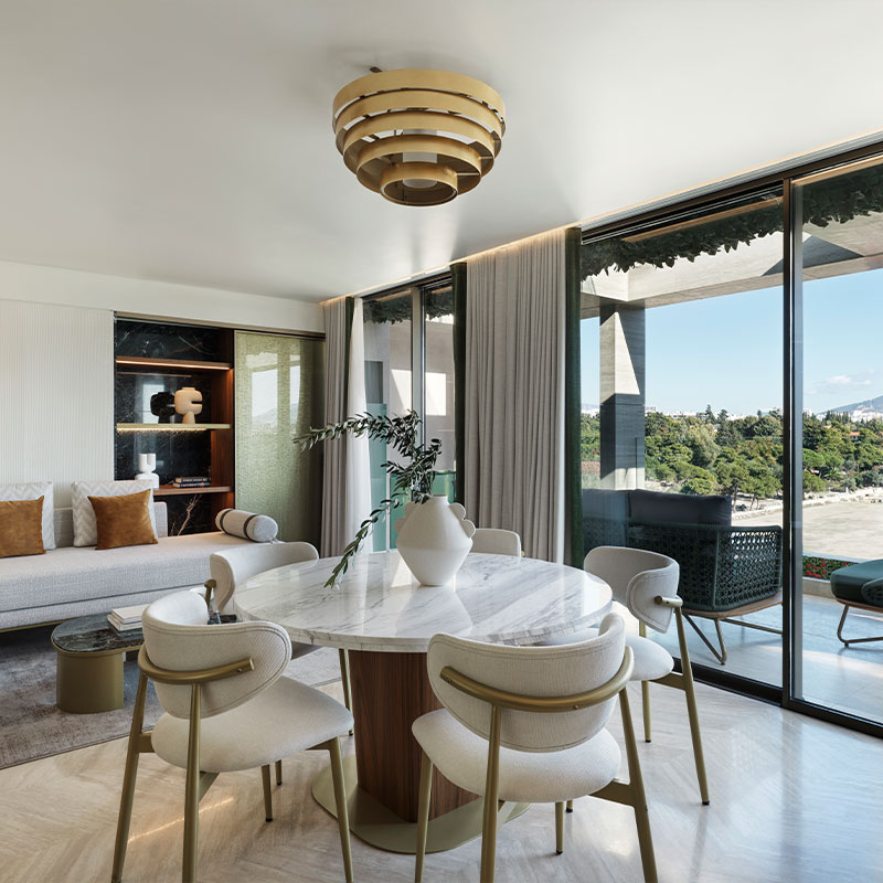 Zeus Presidential Suite with Temple View