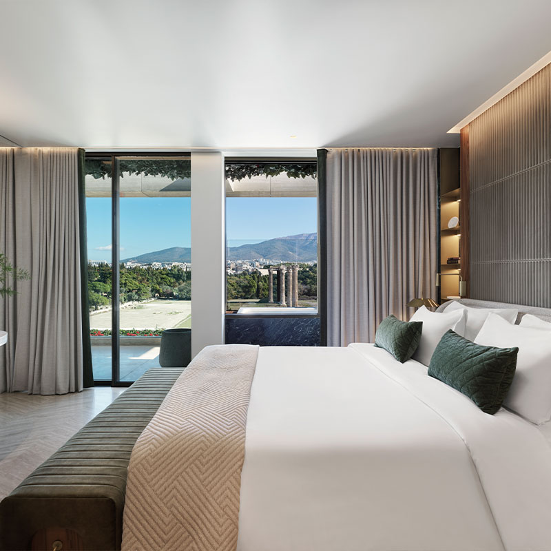 Zeus Presidential Suite with Temple View