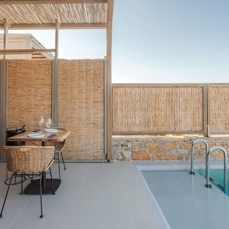 Sunset Double Room Sea View Private Pool