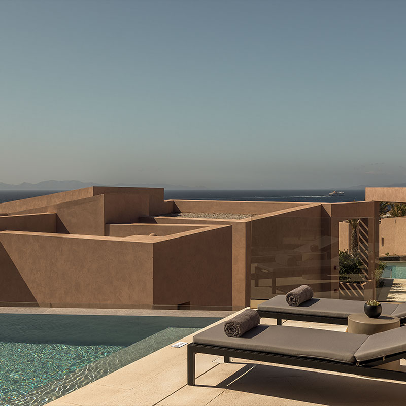 Novos Villa Sea View with Zen Pool
