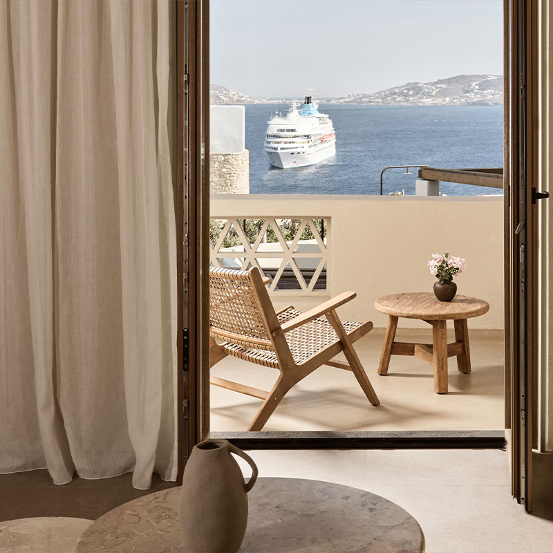 Aegean Room Sea View Private Hot Tub