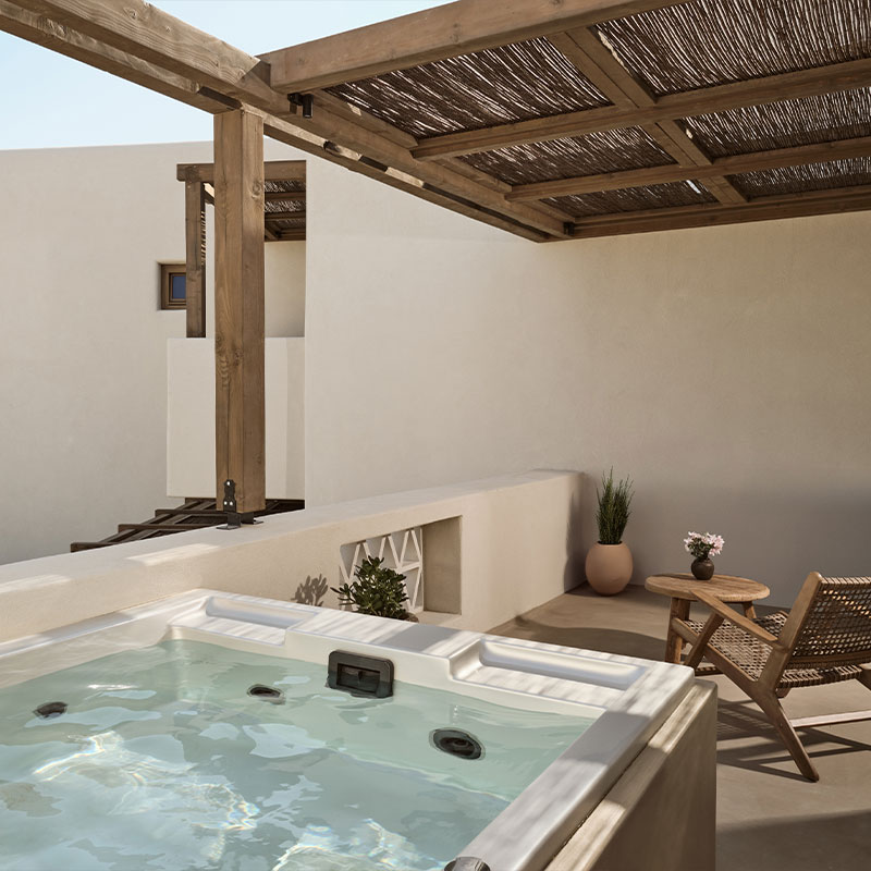 Aegean Room Sea View Private Hot Tub