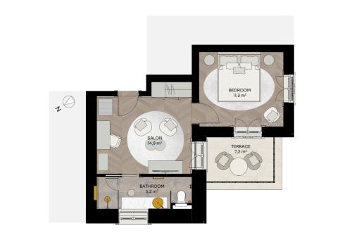 One Bedroom Suite