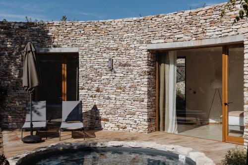 Junior Suite with Spa Bath - Private Garden and Private Heated Swimming Pool