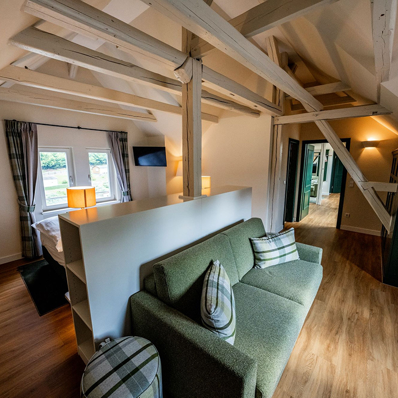 Family room in the Kutscherhaus