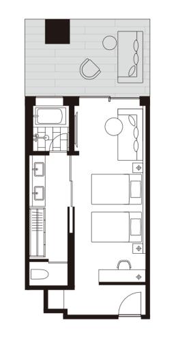 Twin Room with Balcony