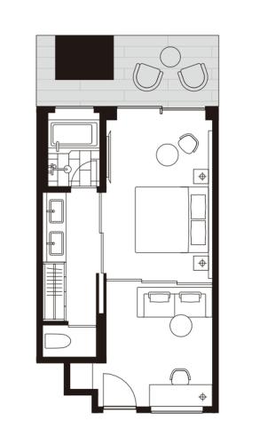 King Room with Balcony