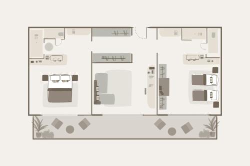 Two-Bedroom Deluxe Suite Sea View