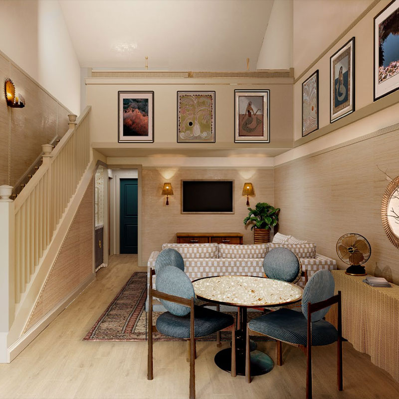 Harbor King Loft w/ Sleeper Sofa