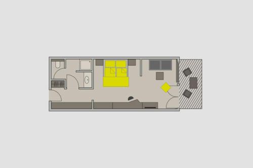 Studio with Terrace