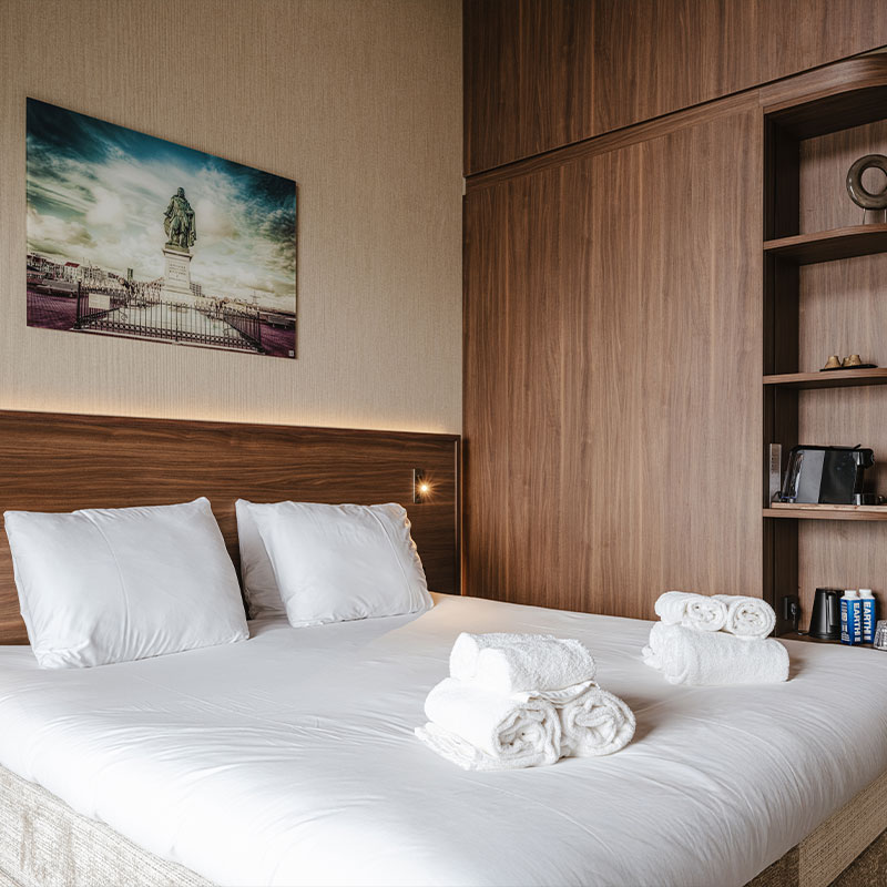 4 Persoons kamer (2 Kingsize bedden)