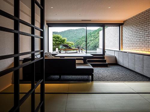 Superior Room with Tatami Area with Open-Air Hot Spring Bath - "Maturika"
