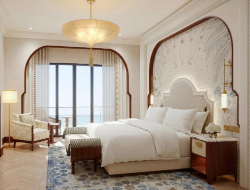 Junior Suite, King bed, sofa bed, Sea view, Lounge access, Spa access & benefits, kids club, cinema