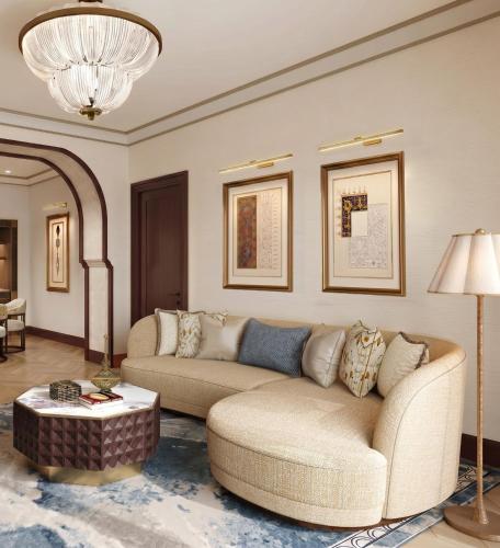 Junior Suite, King bed, sofa bed, Sea view, Lounge access, Spa access & benefits, kids club, cinema