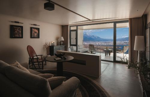 Double room with mountain view