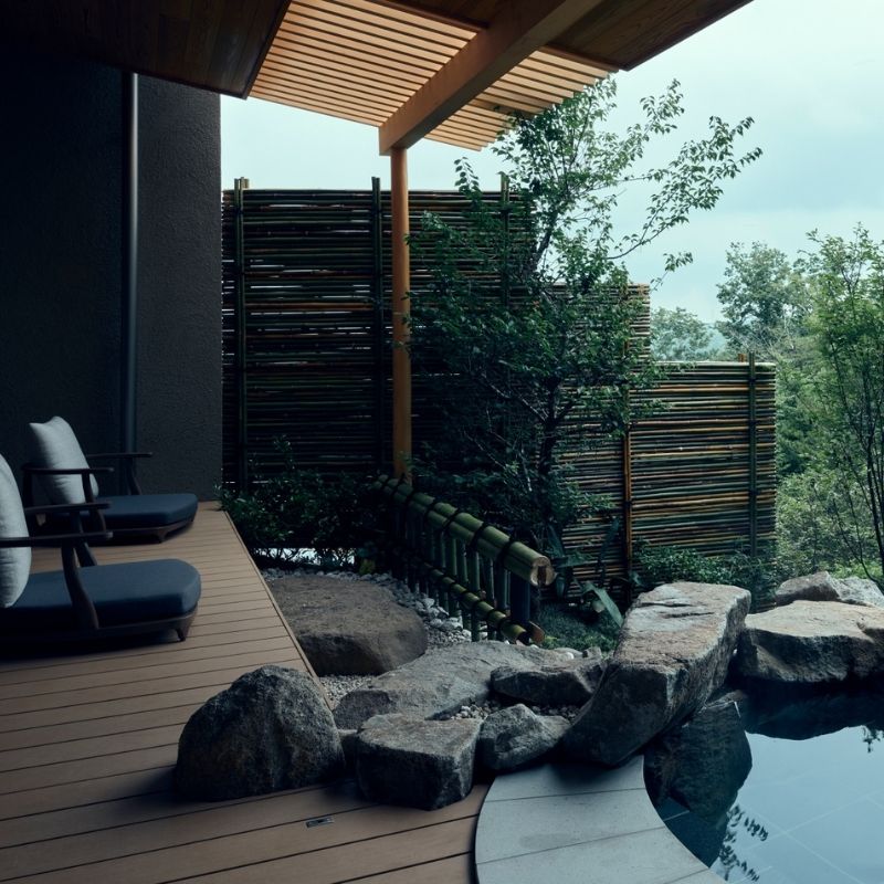 Kadan Suite with Open Air Rock bath A