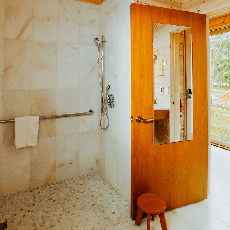 Accessible Knoll Cabin