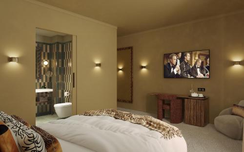 Standard Double Room Bath and Shower