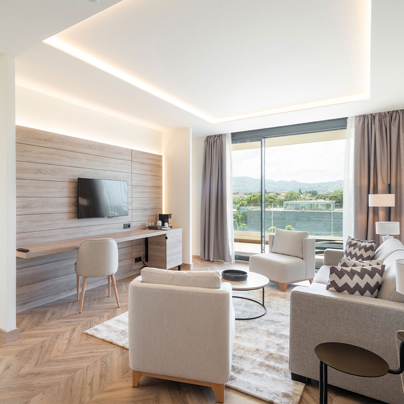 Premium Suite vista parcial mar