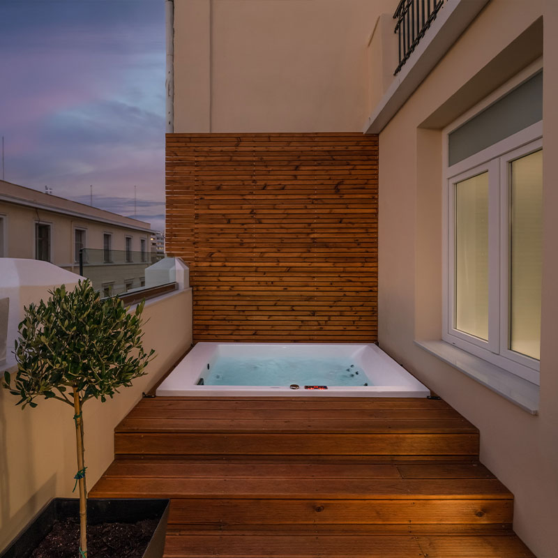 Junior Suite with Outdoor Jacuzzi