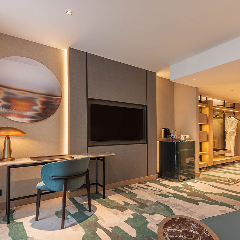 Swiss Deluxe Room Atrium view