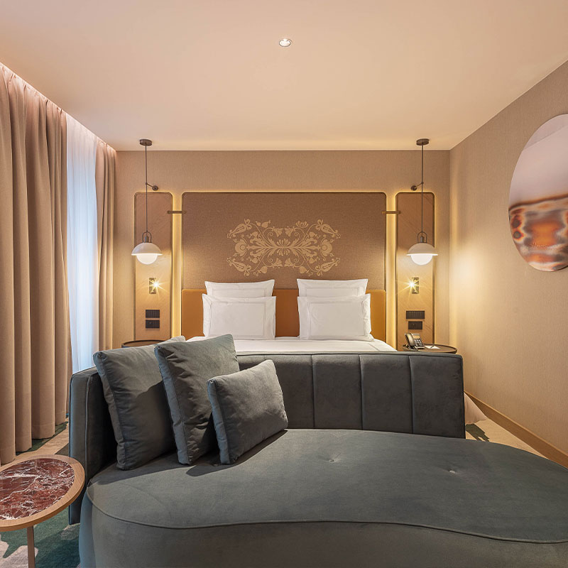 Swiss Superior Room Atrium view