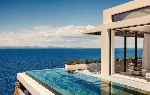 Cliff Villa Panoramic Sea View with Private Pool