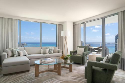 Grand Three-Bedroom Suite with Ocean View