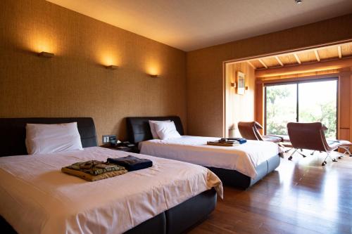 Premium Western-Style Room with Tatami Area with Indoor Bath and Open-Air Bath - Ume -