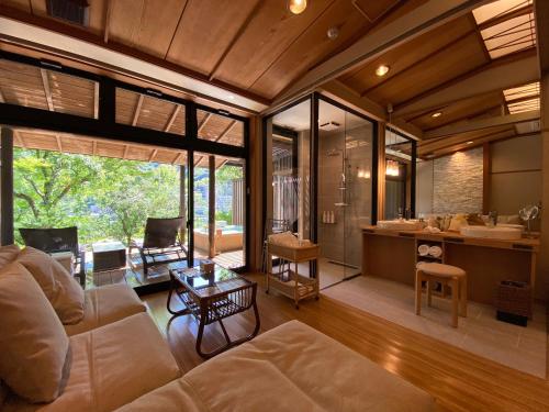 Twin Room with Open-Air Bath