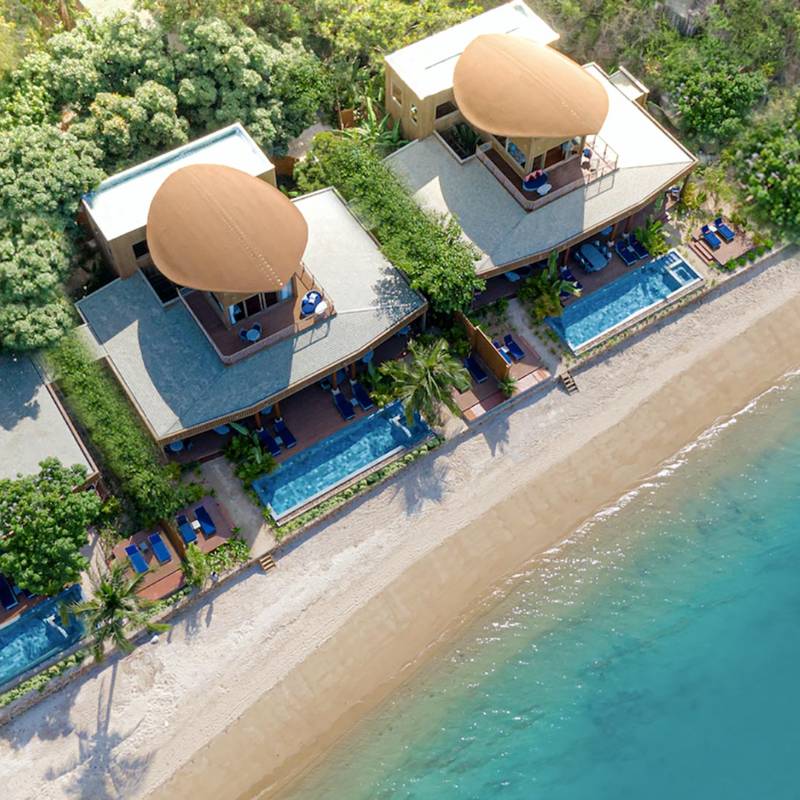 Three-Bedroom Beachfront Pool Villa