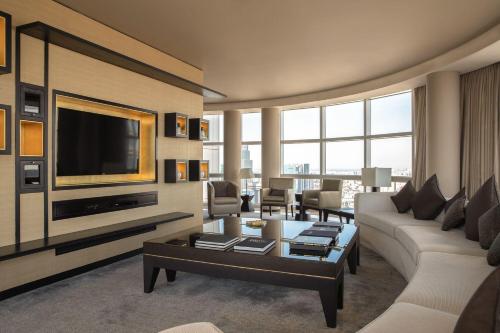 Presidential Suite with Panoramic Skyline Views, Airport Transfers, Direct Connectivity to Museum of The Future, Complimentary Breakfast, Signature Afternoon Tea, Evening Sundowners, Soft Refreshments and Canapes