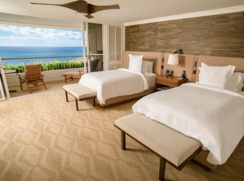 Ocean Front Room double beds