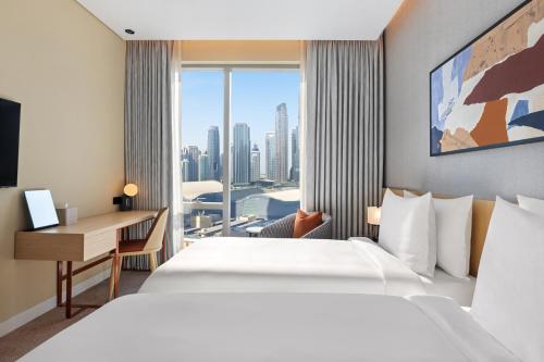 Deluxe Room Twin Burj Khalifa View