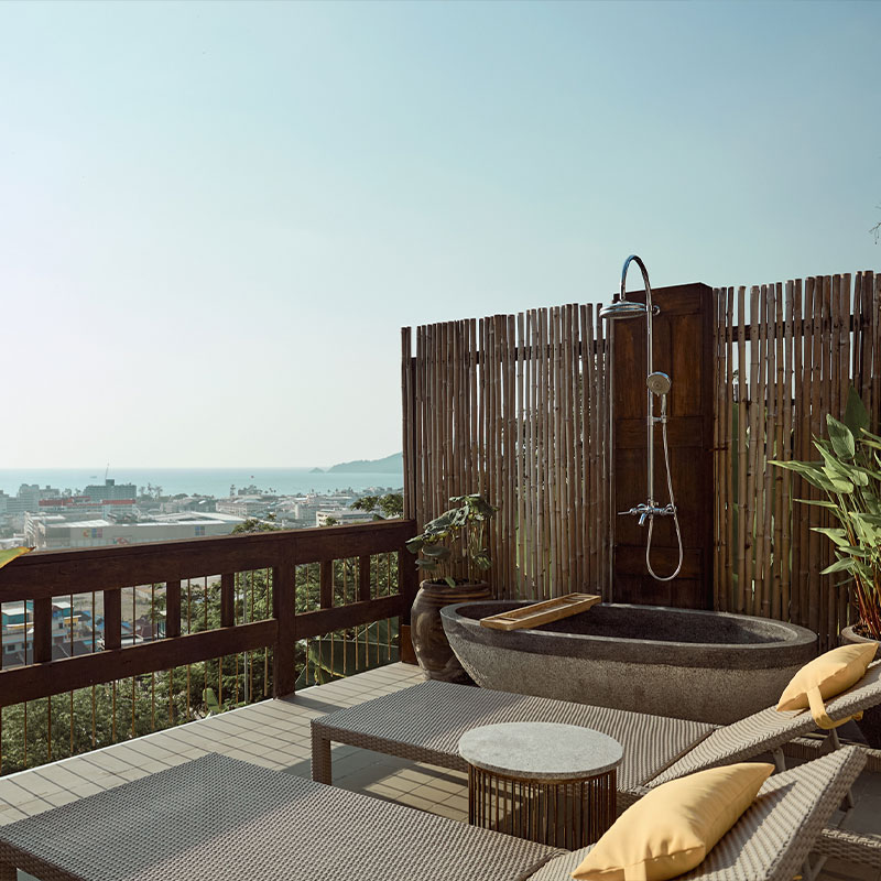 Duplex Pool Villa Sea View