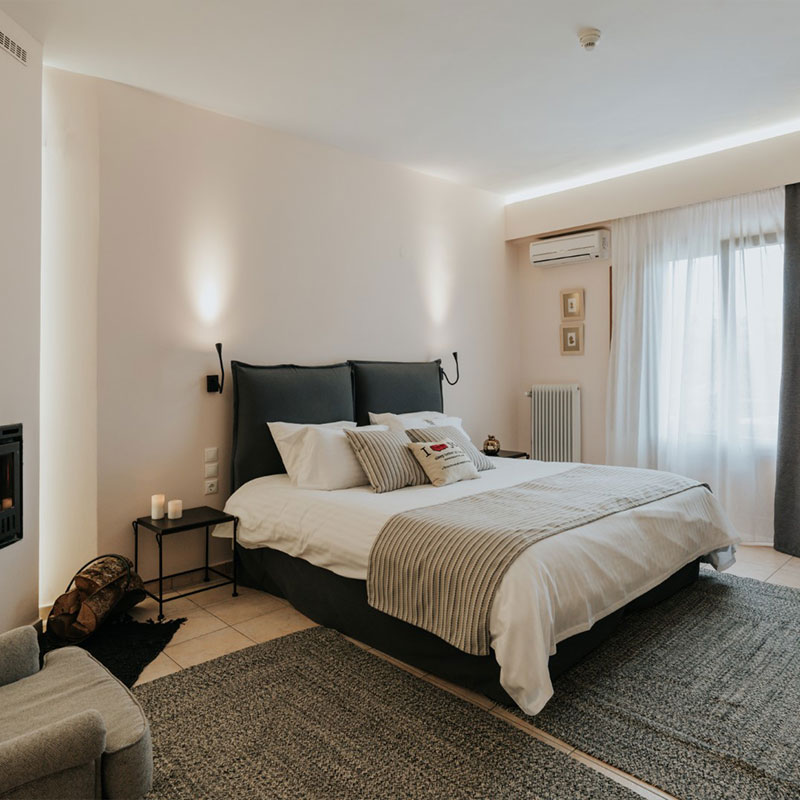 Deluxe Double Room with Fireplace