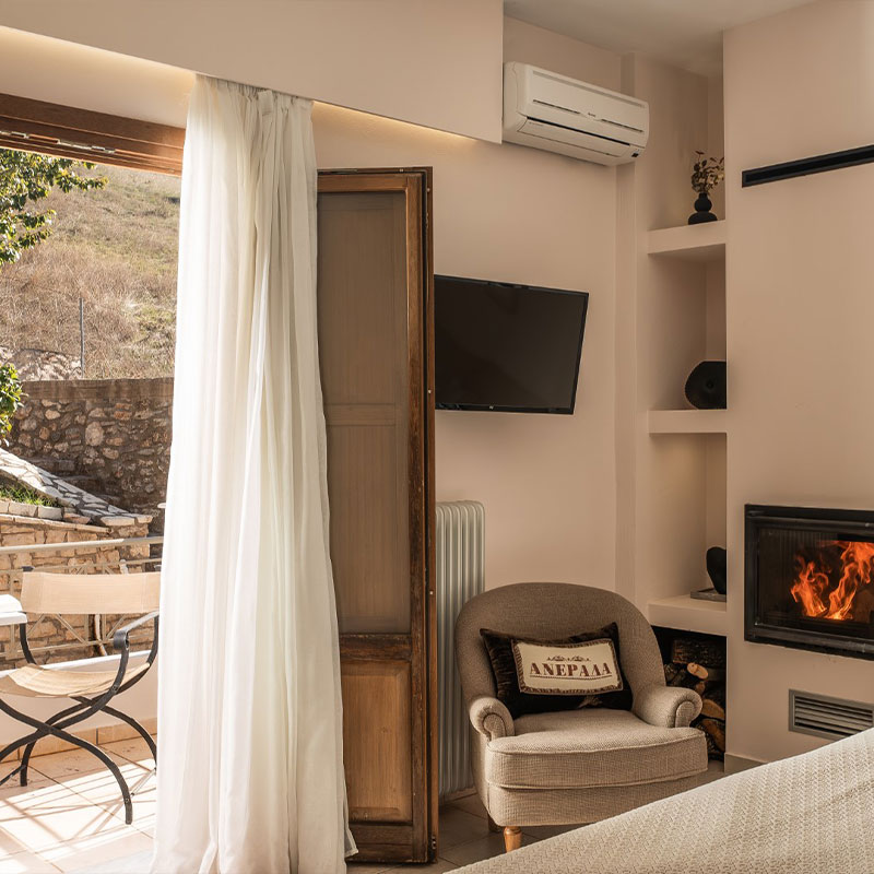 Double/Triple Room with Mountain View
