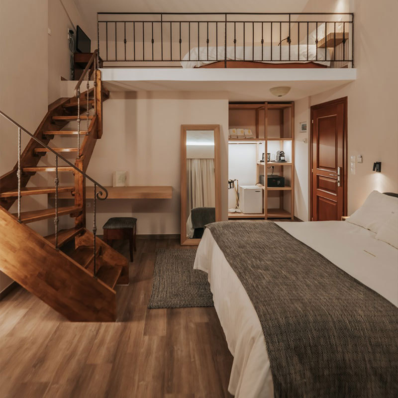 Deluxe Maisonette with Fireplace