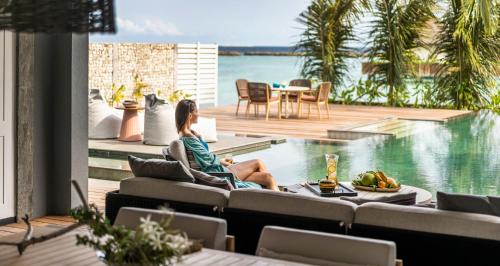 Two Bedroom Oceanfront Bungalow Partial Sea View