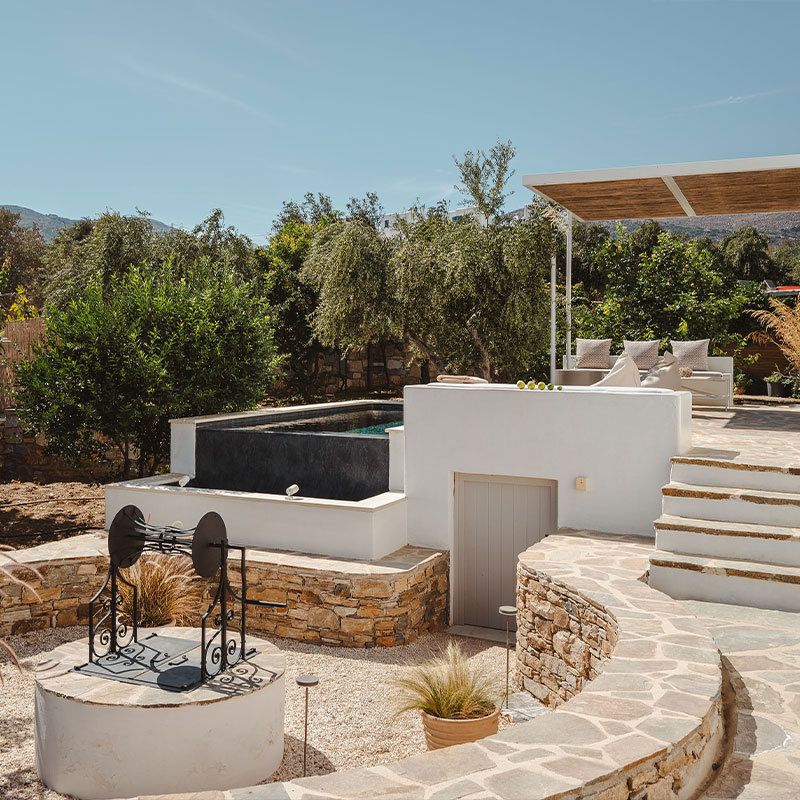 The Ostria Inn House with pool