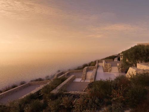 Sea Queen Suite with Terrace, Seating Area and Aegean Sea View
