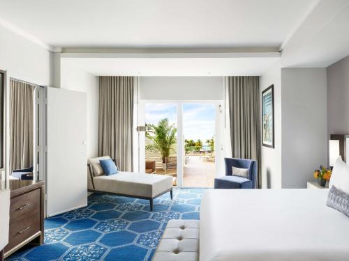 One-Bedroom King Suite with Terrace and Ocean View