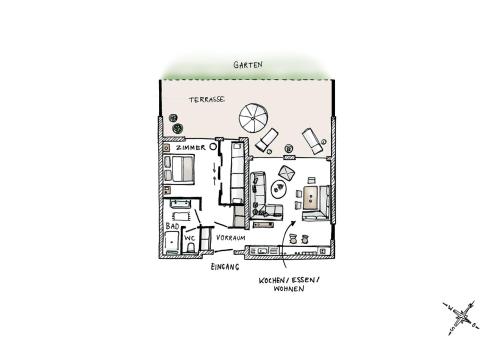Suite with Garden View