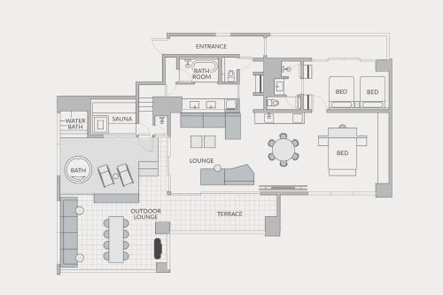 Penthouse with Ocean View - West Wing