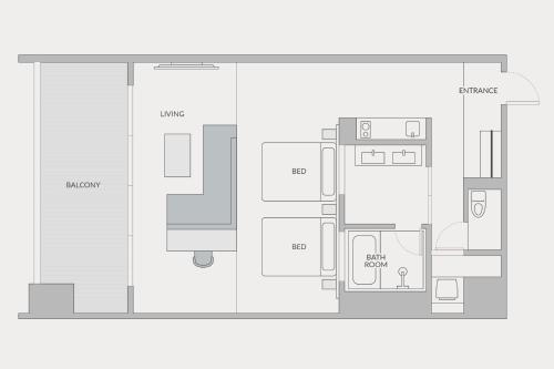 Superior Twin Room with Ocean View - East Wing