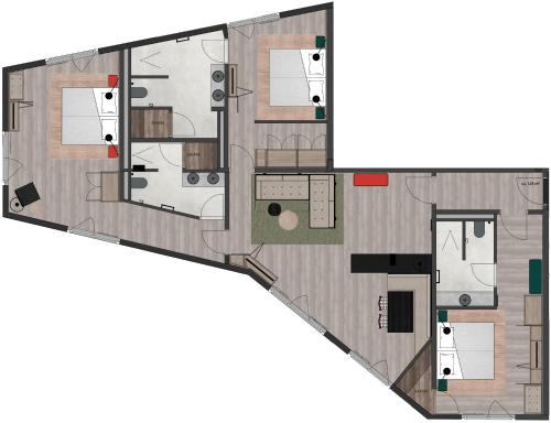 Three Bedroom Suite